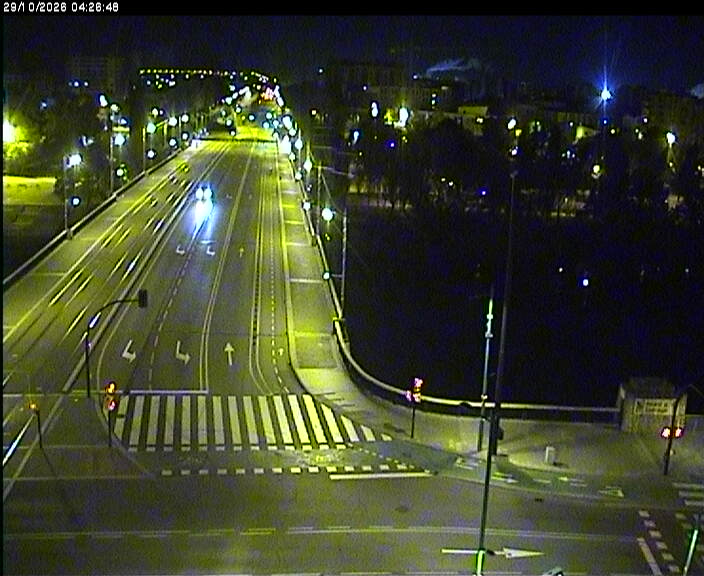 Live image of Zaragoza: The Ebro from the Puente de Santiago